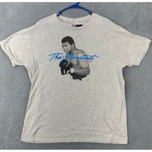 Ali Shirt Adult Extra Large Grey The Greatest If All Time Muhammed Ali Tee Mens